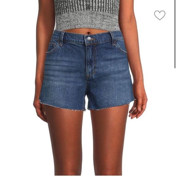 Joes Jeans Raw Hem‎ Dark Wash Cut Off Jean Shorts Dark Wash Size 30, NWT - Picture 1 of 11